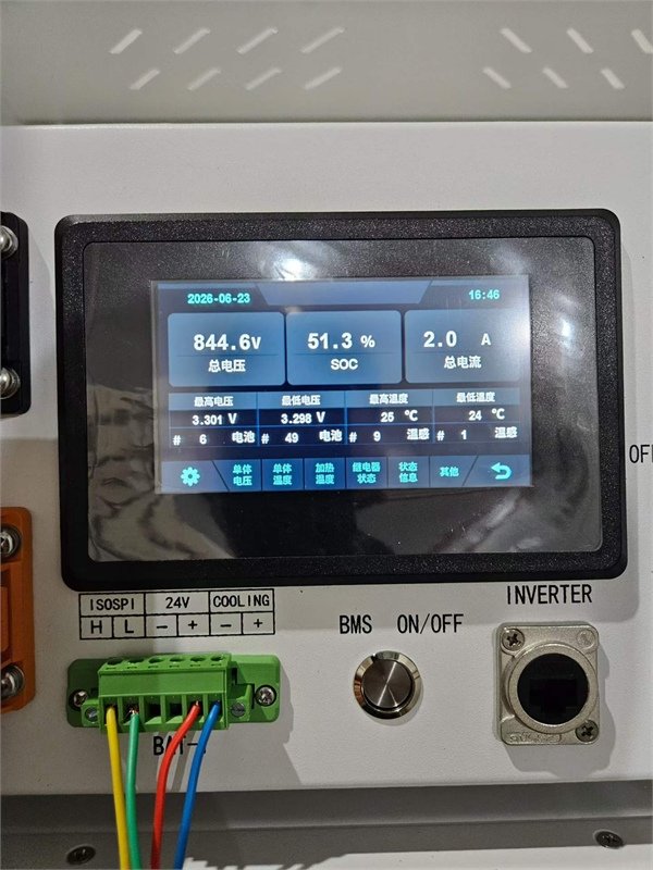 1MWh Battery Data Monitoring and debugging