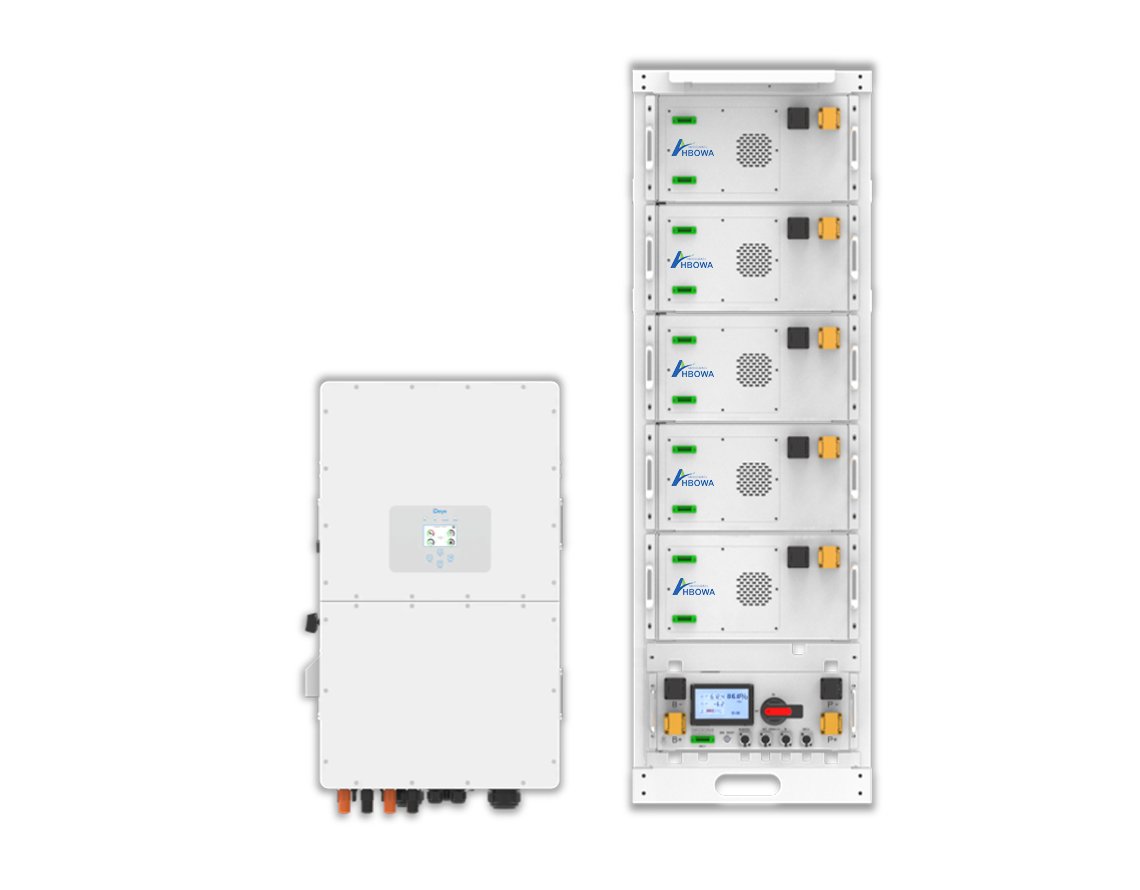 40kw solar power system with batteries 80kwh from HBOWA