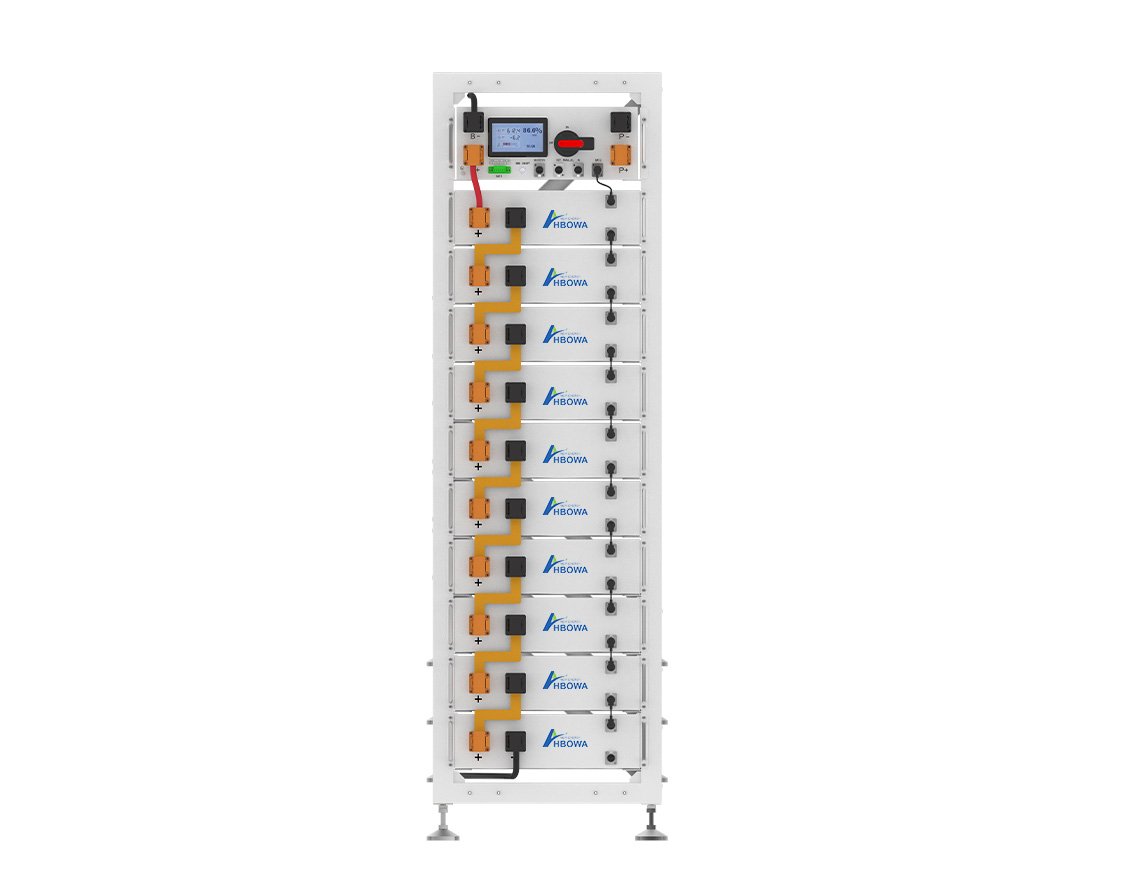 50kwh battery rack each battery 51.2V 100Ah