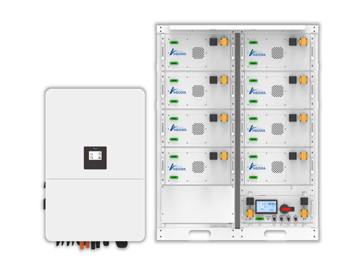60kw solar panel system 128kwh battery commercial energy storage system