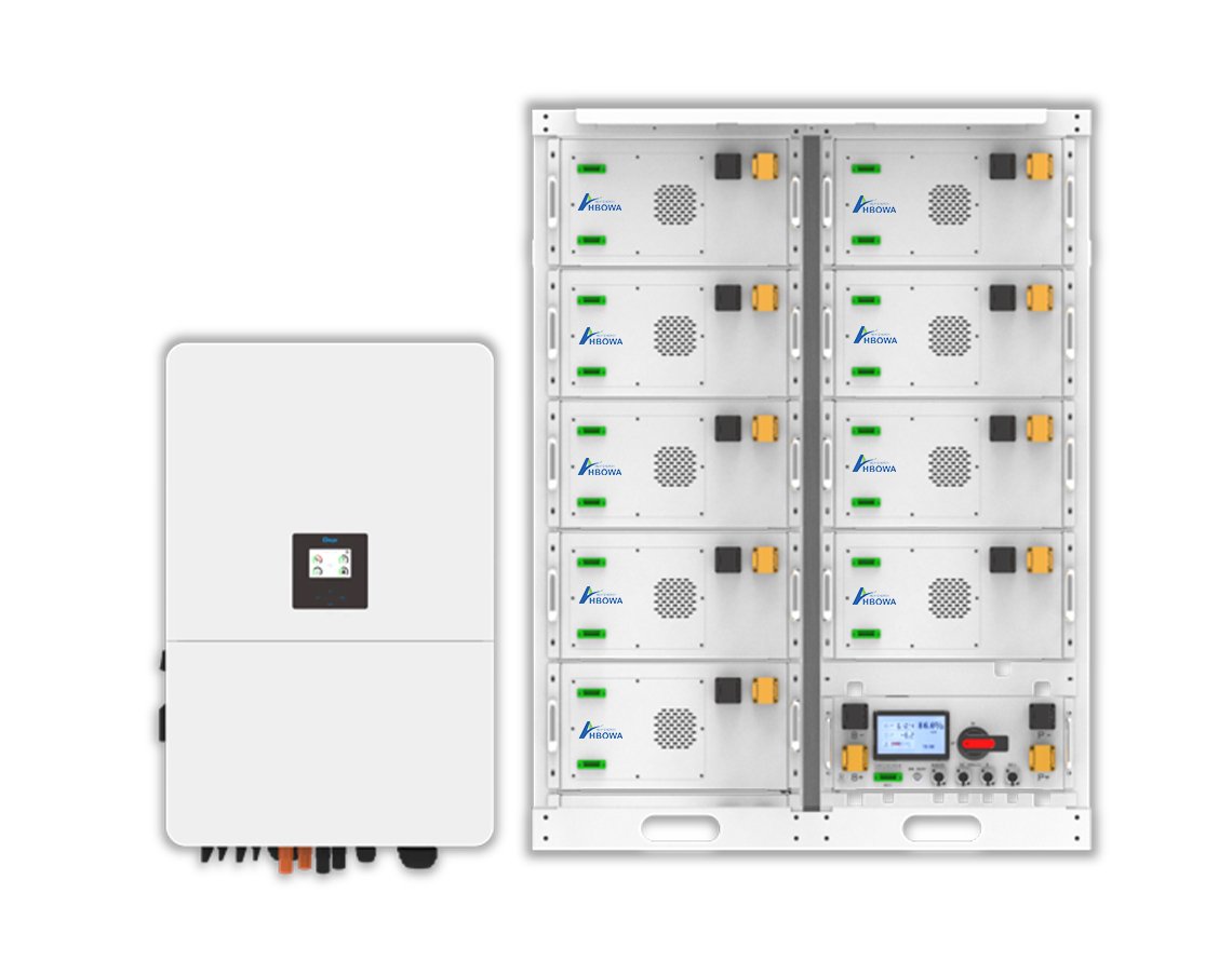 75kW hybrid solar system with 144kwh high voltage battery from HBOWA