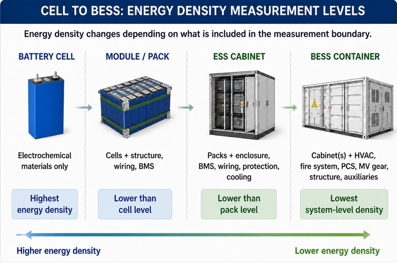 Battery Energy Density in Solar Batteries