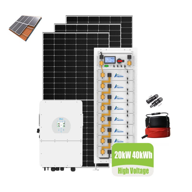HBOWA-20kw-hybrid-solar-system-with-40kwh-battery-three-phase-high-voltage