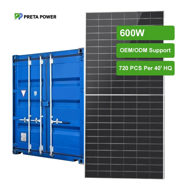 600W Solar Panels by container OEM ODM support