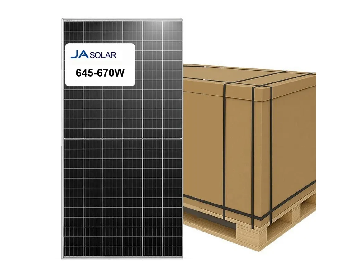 JA Solar 645W-670W solar panels bulk supply from China by pallet