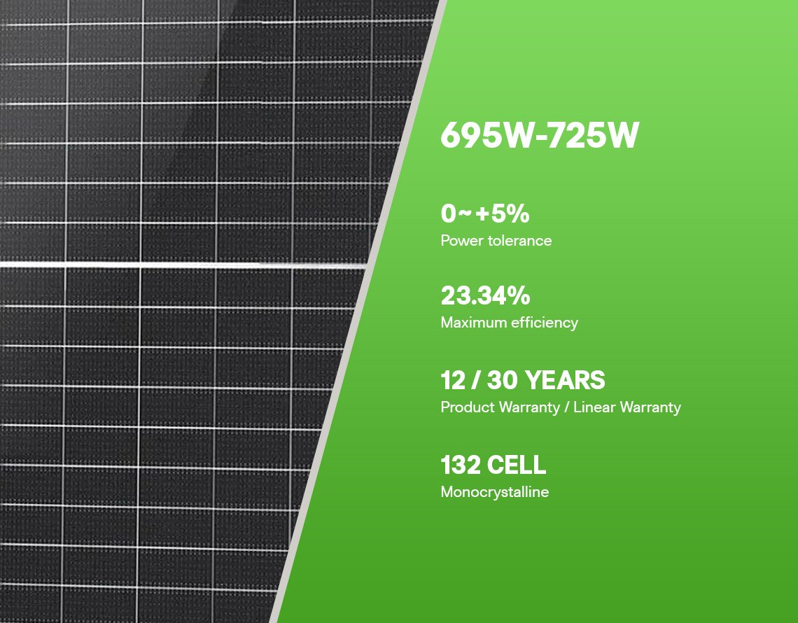 PP Solar Panels 695W 700W 720W 725W from China OEM service