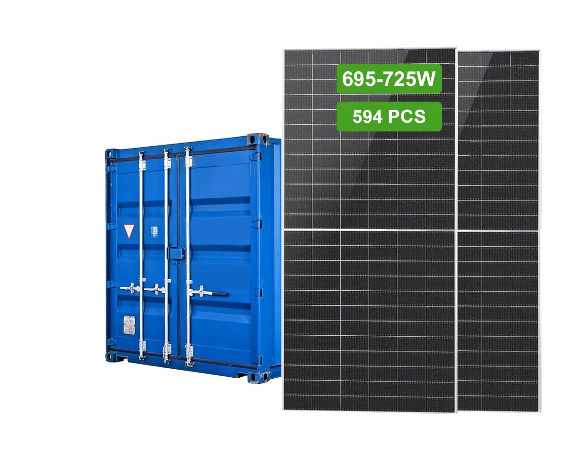 PP Solar Panels Bifacial N-Type 695W 700W 720W 725W by container