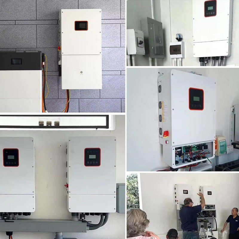Megarevo G2S hybrid inverter wall mounted application cases