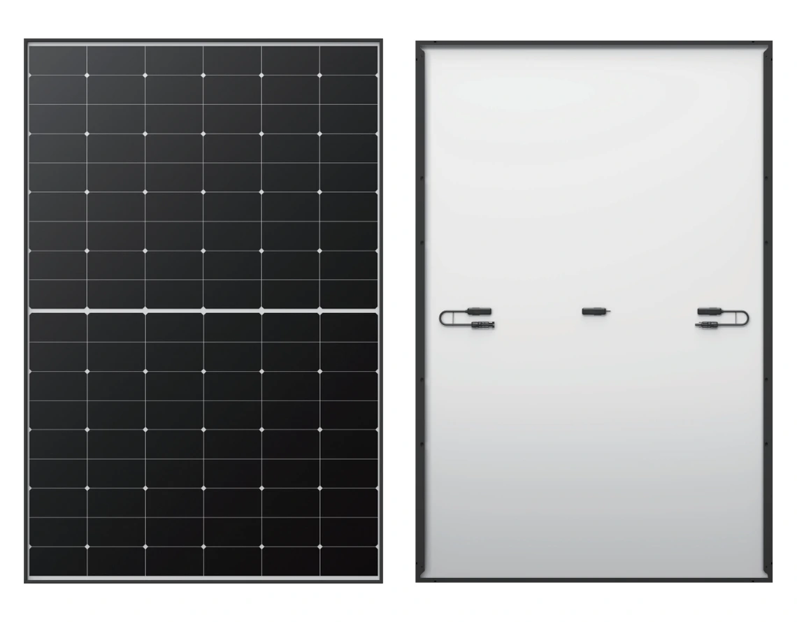 LONGi LR5-54HTH 445-455W solar panel front and back