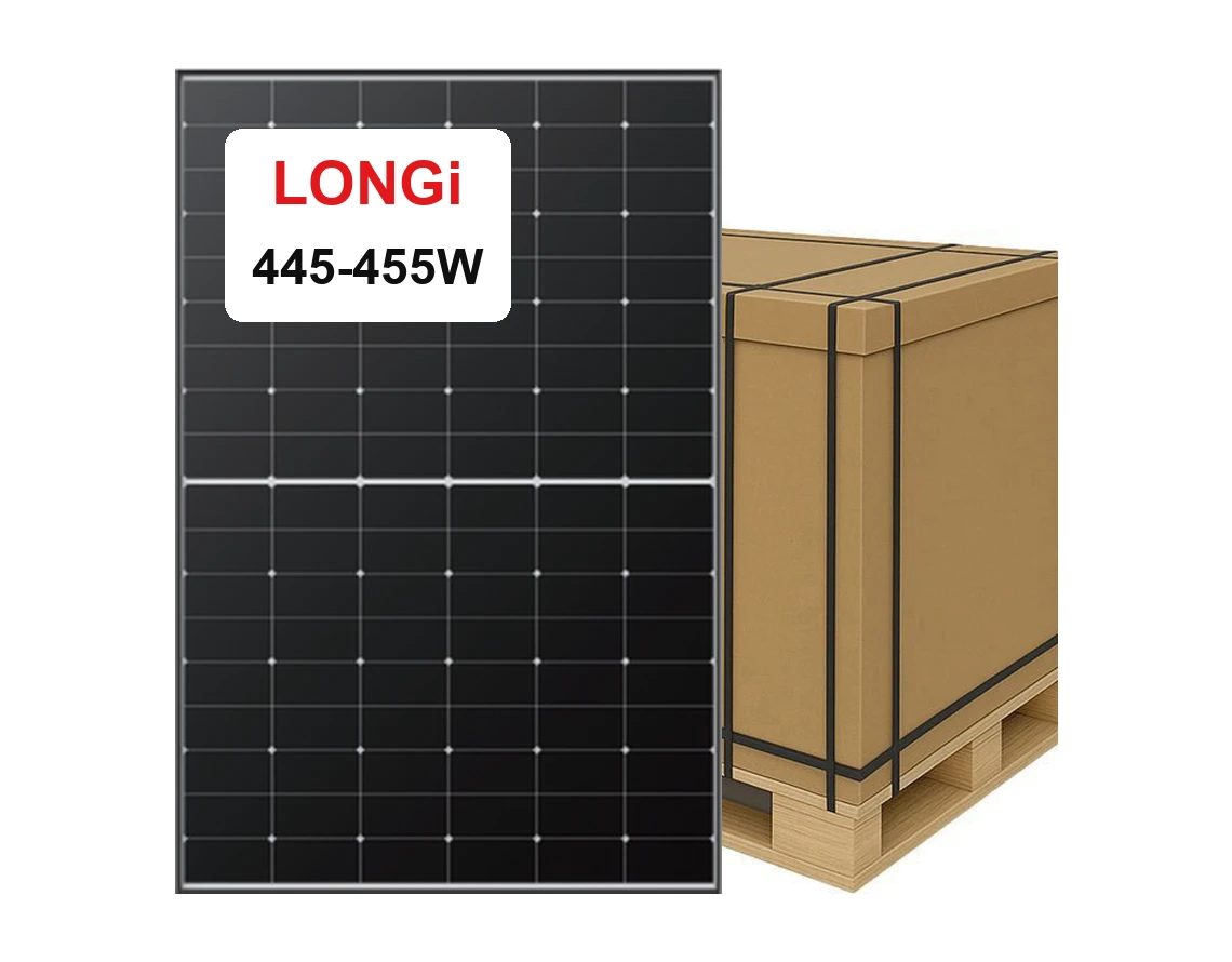 LONGi LR5-54HTH 445-455W pallet packaging illustration