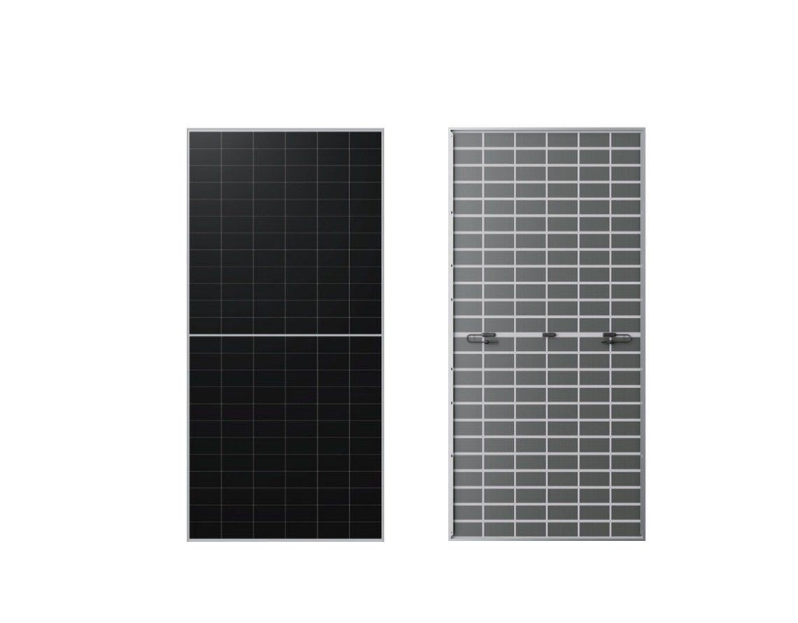 LONGi Hi-MO S10 LR7-72HJD solar panel front and rear
