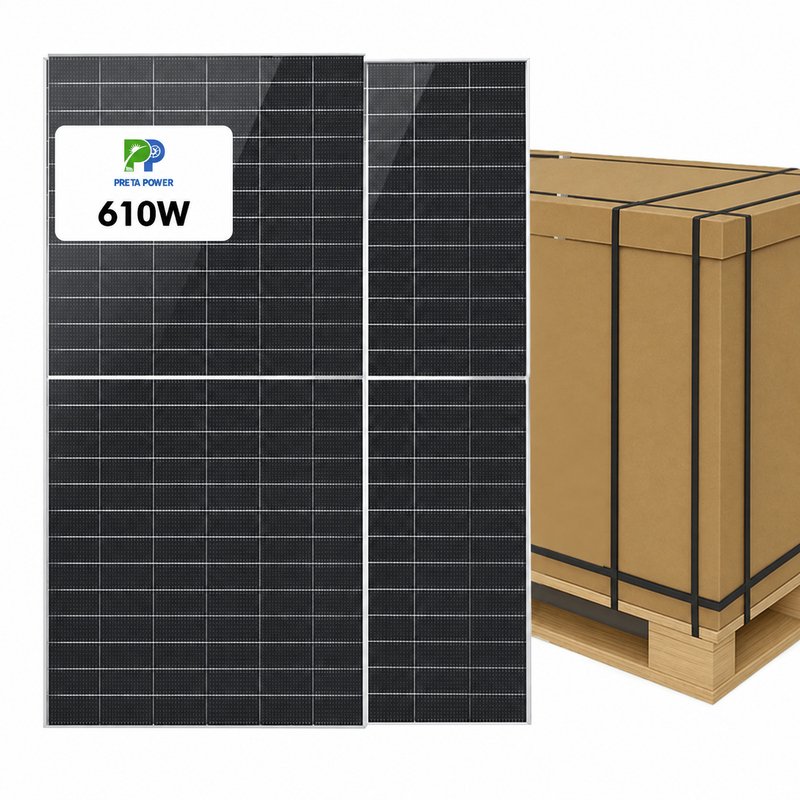 OEM ODM Support 610W Solar Panels