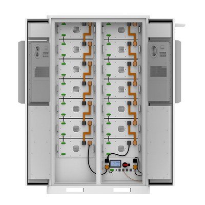 Components of a C&I energy storage system: 225kWh 100kW battery energy storage cabinet from HBOWA